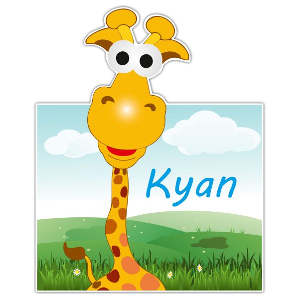 Geboortebord Fun Giraffe jongen